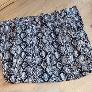 Dress snake skin print